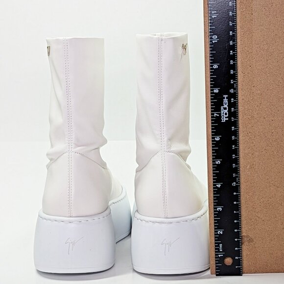 Giuseppe Zanotti Alma Women's Leather Platform Sneakers Size 39 (MSRP $695) - Picture 9 of 12